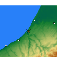 Nächste Vorhersageorte - Rabat - Karte