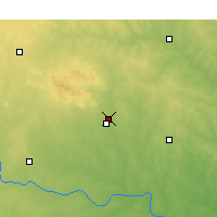 Nearby Forecast Locations - Fort Sill - Map