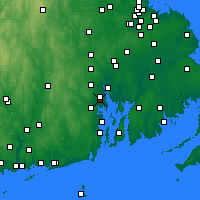 Nearby Forecast Locations - Providence - Map