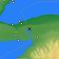 Nächste Vorhersageorte - Niagara Falls - Karte