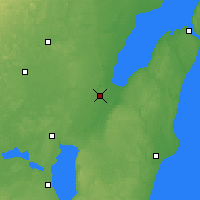 Nächste Vorhersageorte - Green Bay - Karte