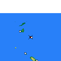 Nächste Vorhersageorte - Gustavia - Karte