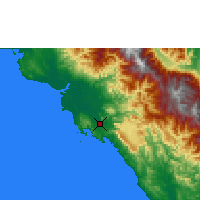 Nächste Vorhersageorte - Port Moresby - Karte
