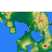 Nächste Vorhersageorte - Sangley Point NAS - Karte