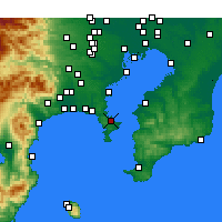 Nearby Forecast Locations - Yokosuka - Map