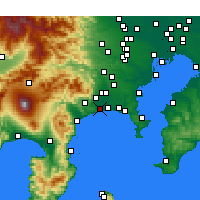 Nearby Forecast Locations - Hiratsuka - Map
