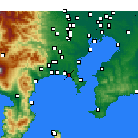 Nearby Forecast Locations - Kamakura - Map