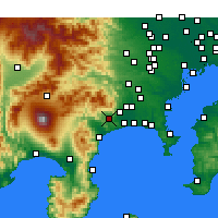 Nearby Forecast Locations - Hadano - Map
