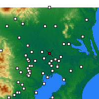 Nearby Forecast Locations - Noda - Map