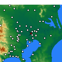 Nearby Forecast Locations - Misato - Map