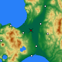 Nearby Forecast Locations - Ebetsu - Map
