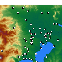 Nearby Forecast Locations - Fujimino - Map
