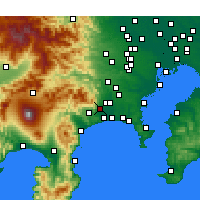 Nearby Forecast Locations - Isehara - Map