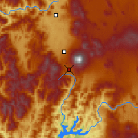 Nächste Vorhersageorte - Mount Shasta - Karte