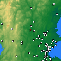 Nearby Forecast Locations - Nashua - Map