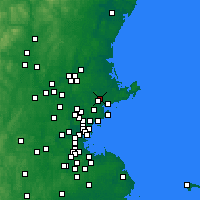 Nearby Forecast Locations - Beverly - Map