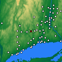 Nearby Forecast Locations - Oxford - Map