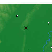 Nächste Vorhersageorte - Jonesboro - Karte