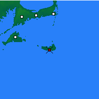 Nächste Vorhersageorte - Nantucket - Karte