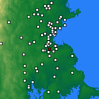 Nearby Forecast Locations - Milton - Map