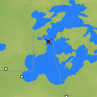 Nächste Vorhersageorte - Flag Island - Karte