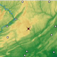 Nächste Vorhersageorte - Mount Pocono - Karte