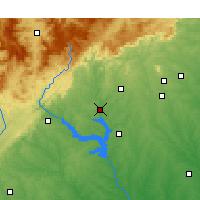 Nächste Vorhersageorte - Clemson - Karte