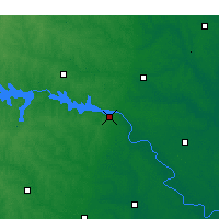 Nächste Vorhersageorte - Roanoke Rapids - Karte