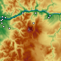Nächste Vorhersageorte - Mount Hood - Karte