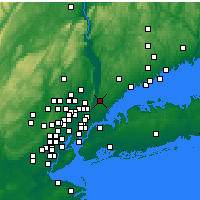 Nearby Forecast Locations - Yonkers - Map