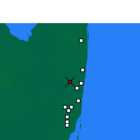 Nächste Vorhersageorte - Coral Springs - Karte