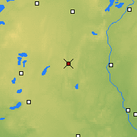 Nächste Vorhersageorte - Long Prairie - Karte