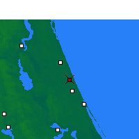 Nächste Vorhersageorte - Ormond Beach - Karte