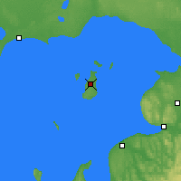 Nächste Vorhersageorte - Beaver Island - Karte
