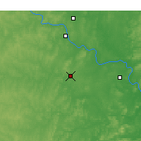 Nächste Vorhersageorte - Okmulgee - Karte