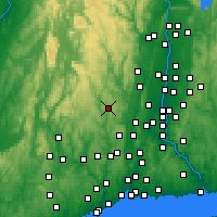 Nearby Forecast Locations - Torrington - Map