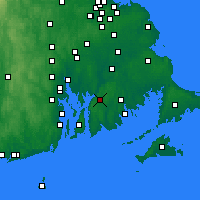 Nearby Forecast Locations - Fall River - Map
