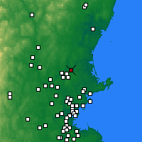 Nearby Forecast Locations - Haverhill - Map