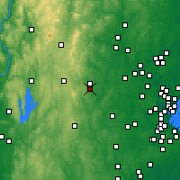 Nearby Forecast Locations - Leominster - Map