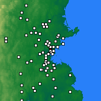Nearby Forecast Locations - Malden - Map