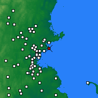 Nearby Forecast Locations - Marblehead - Map