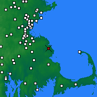 Nearby Forecast Locations - Marshfield - Map
