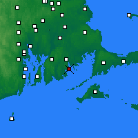 Nearby Forecast Locations - New Bedford - Map