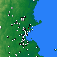 Nearby Forecast Locations - Peabody - Map