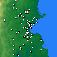 Nearby Forecast Locations - Somerville - Map