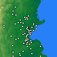 Nearby Forecast Locations - Wakefield - Map