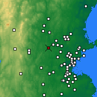 Nearby Forecast Locations - Westford - Map