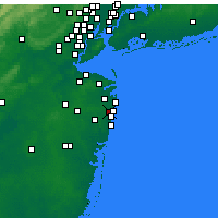 Nearby Forecast Locations - Asbury Park - Map