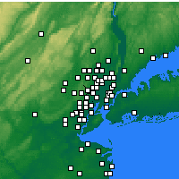 Nearby Forecast Locations - Bloomfield - Map