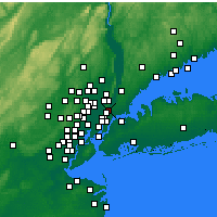 Nearby Forecast Locations - Fort Lee - Map